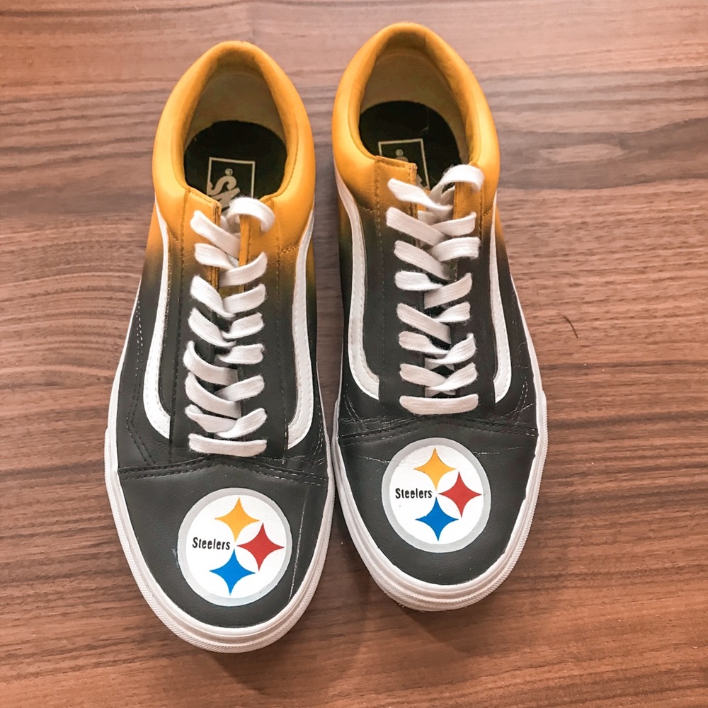 RARE Custom made Steelers Juju Smith vans